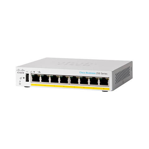 Switch cisco business cbs250-8pp-d