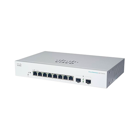 Switch Cisco CBS220-8P-E-2G-BR